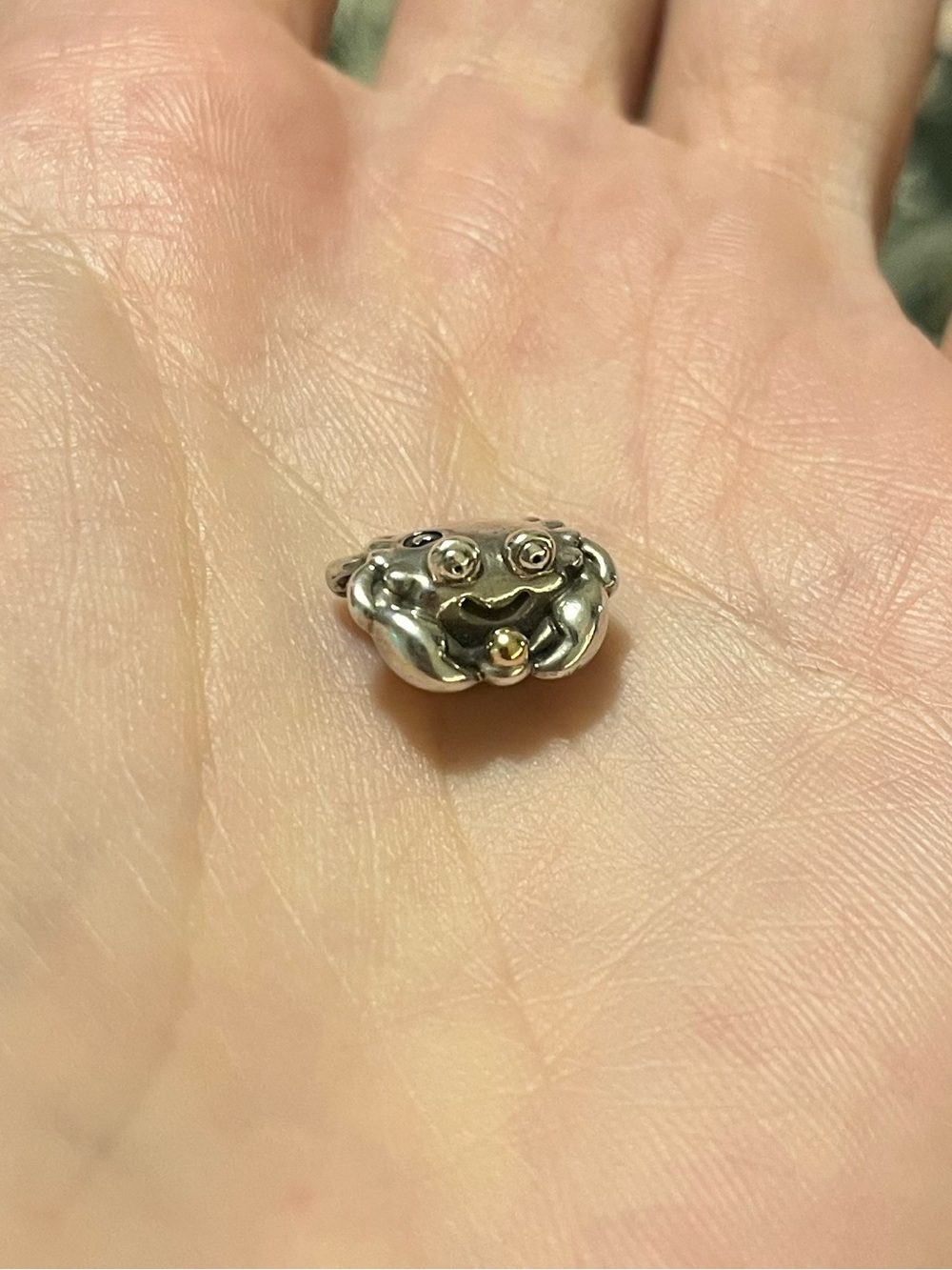 Retired Pandora “Happy Crab” Charm 🦀